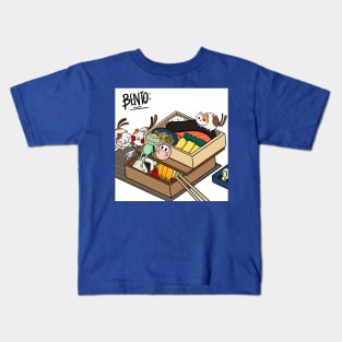 Cute bento with japanese yokai Kids T-Shirt